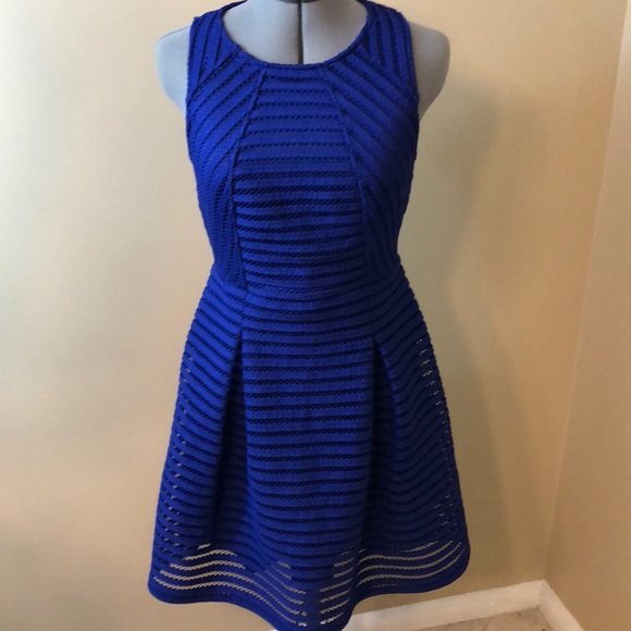 Mossimo Supply Co. Dresses & Skirts - Mossimo royal blue fit and flare dress EUC